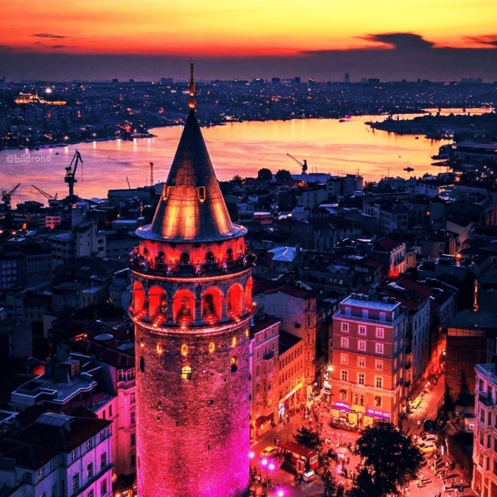   Istanbul , Turkiye , Galata Tower.